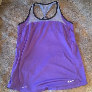 Nike purple workout top